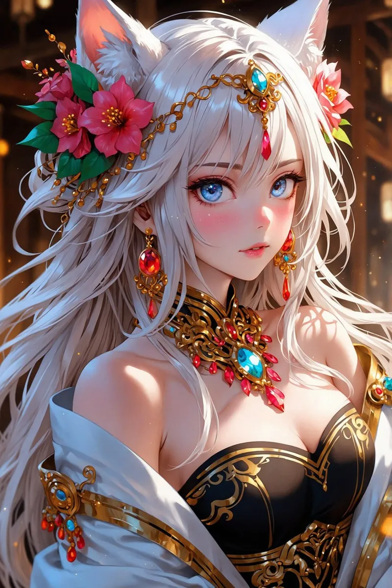 Bella ragazza Anime poster da Voxel Visionaries