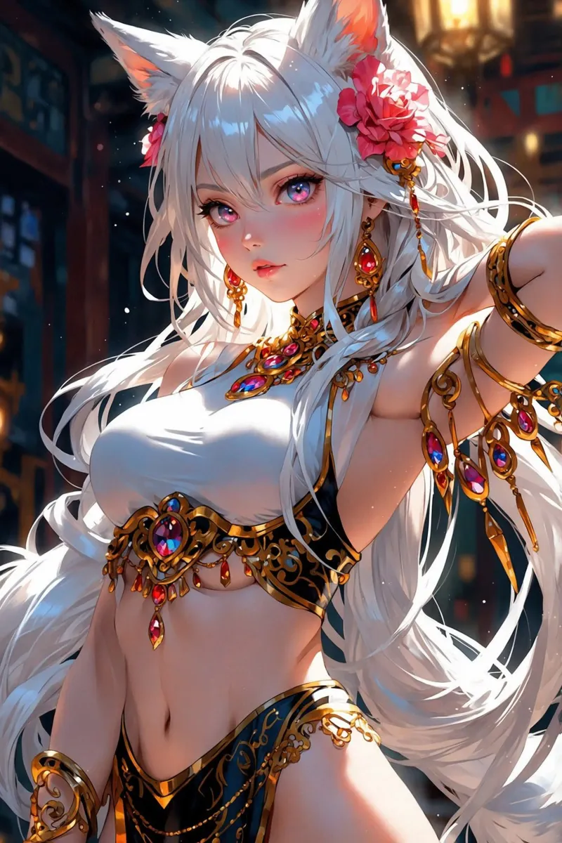 Bella ragazza Anime poster da Voxel Visionaries