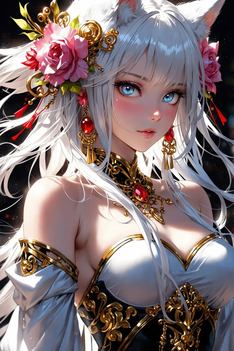 Bella ragazza Anime poster da Voxel Visionaries