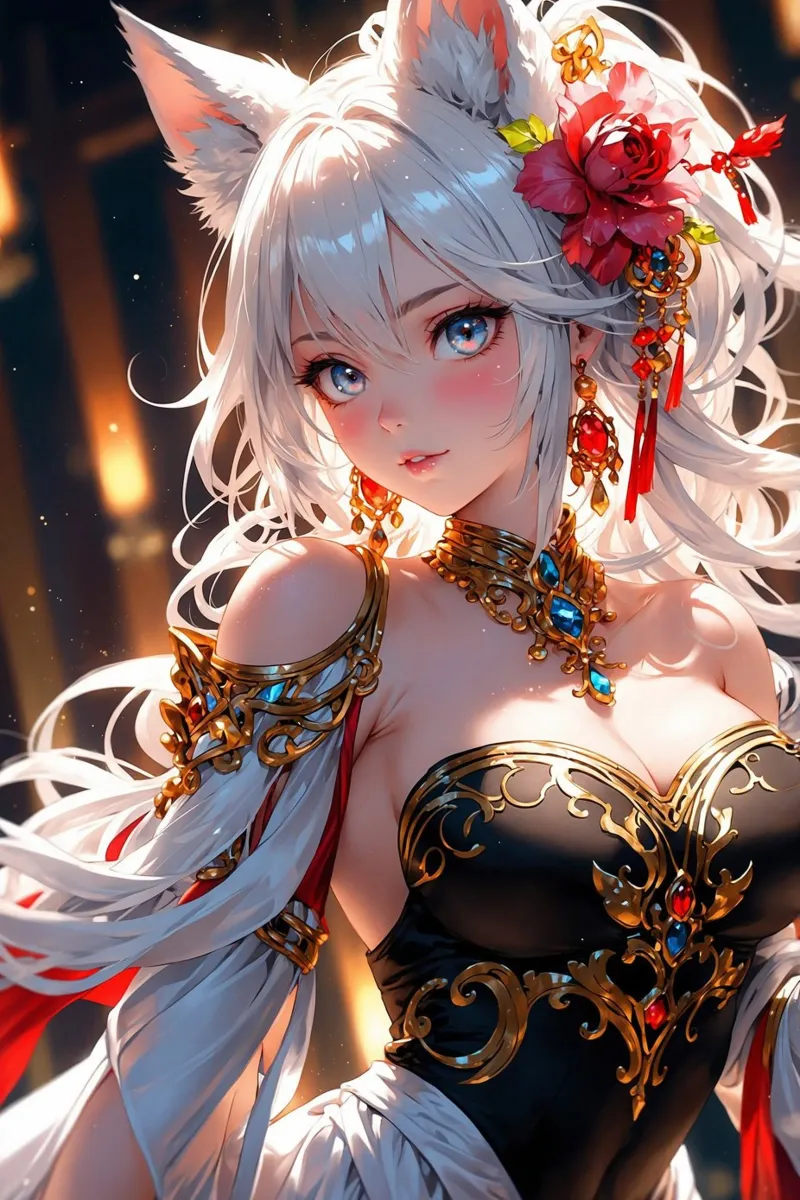 Bella ragazza Anime poster da Voxel Visionaries