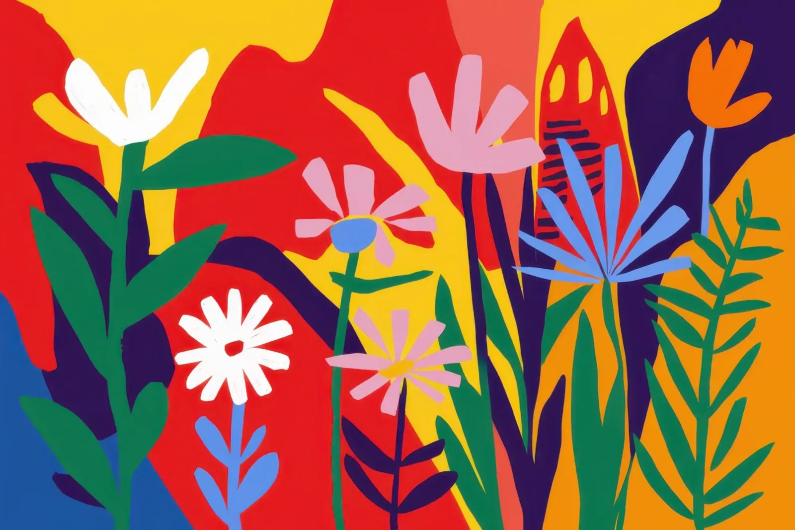 Un giardino di fiori selvatici stravagante poster da Enter Bloom