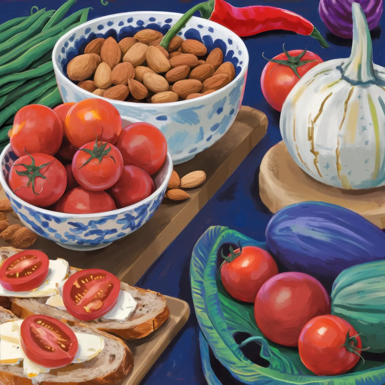 Raccolta mediterranea Quiete poster con telaio in plastica da Sure Paint