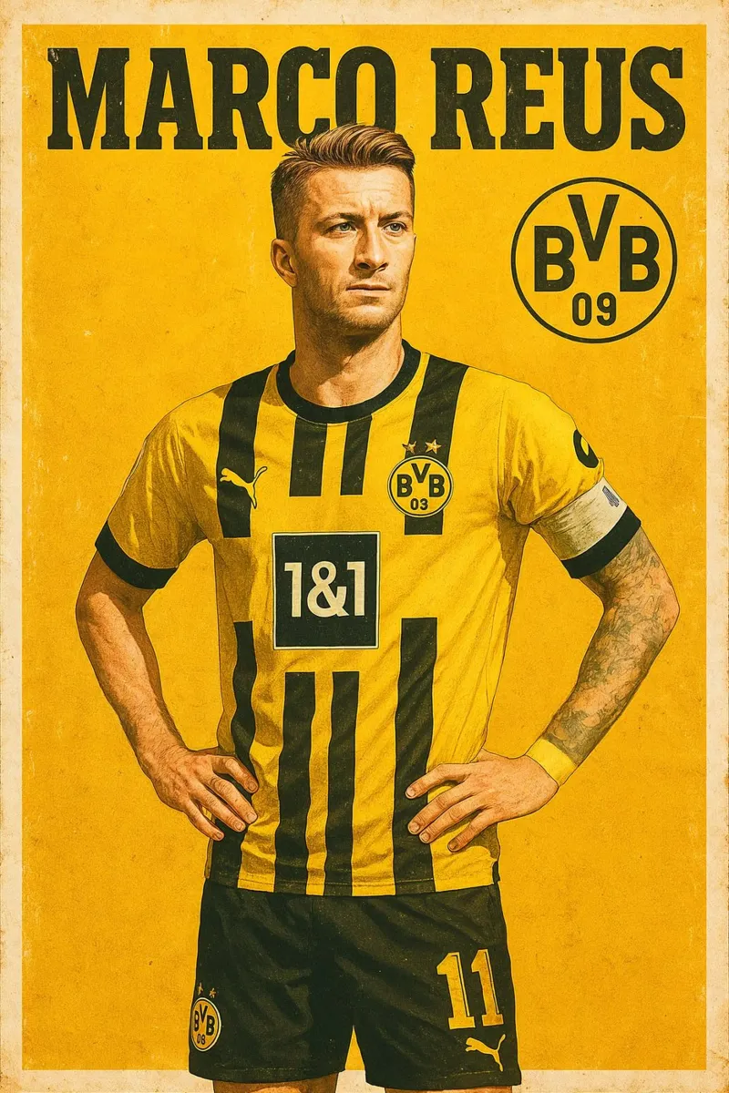 Marco Reus tela con Cornice a cassetta da Cyberpunk Canvas