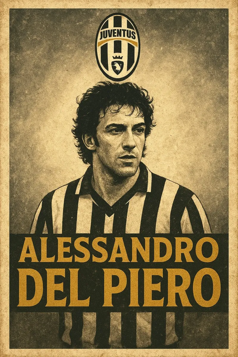 Alessandro Del Piero tela con Cornice a cassetta da Cyberpunk Canvas