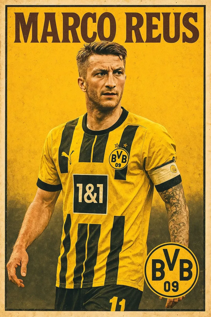 Marco Reus tela con Cornice a cassetta da Cyberpunk Canvas