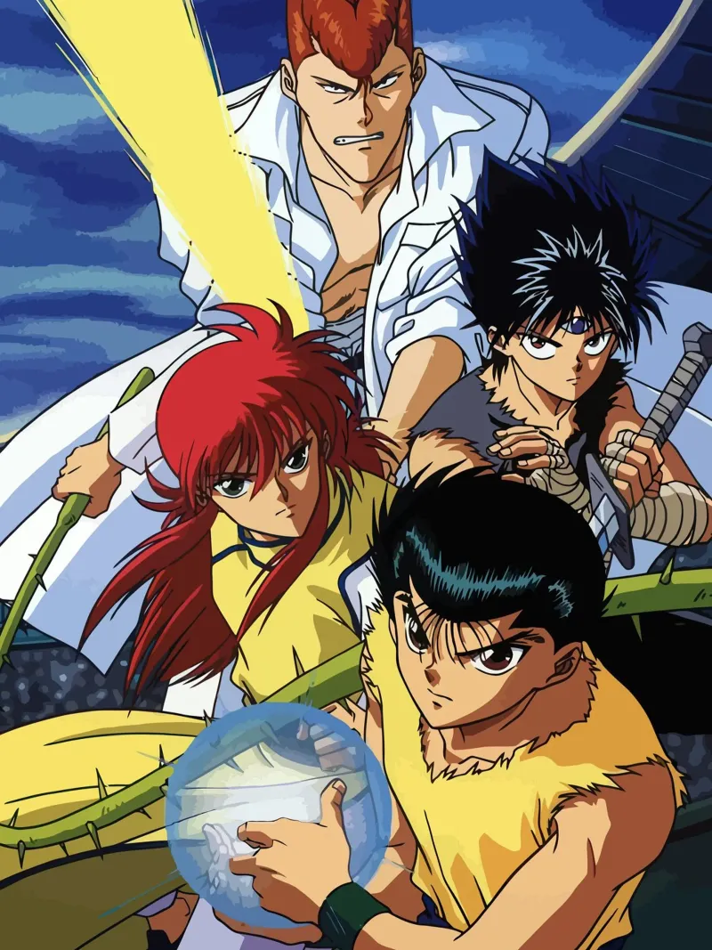 Yu Yu Hakusho canvas met Baklijst van Dumery Art