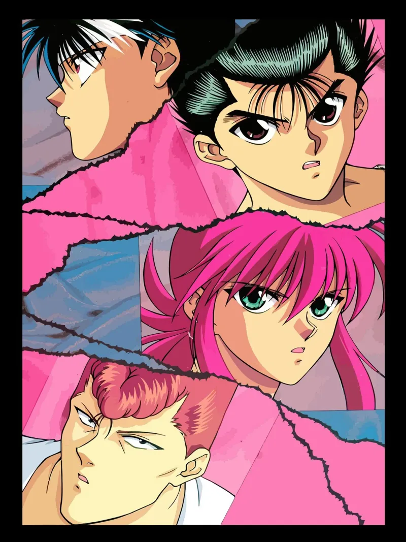 Yu Yu Hakusho canvas met Baklijst van Dumery Art