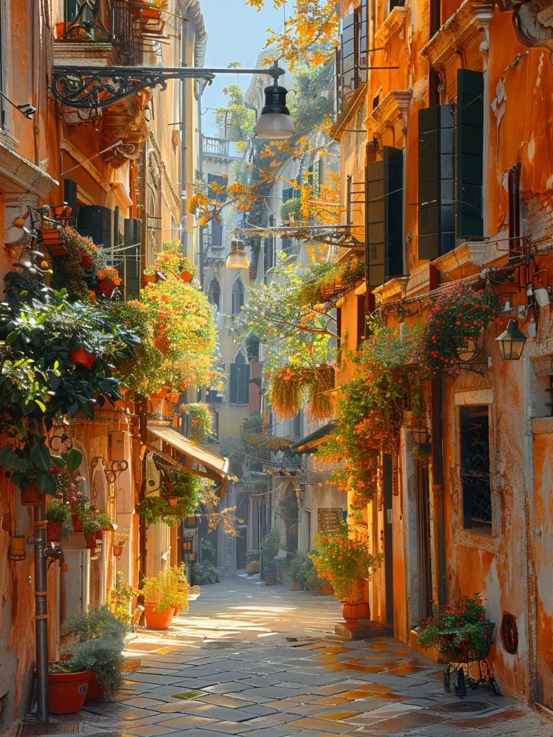 Narrow Alley poster da Artsy Bessy