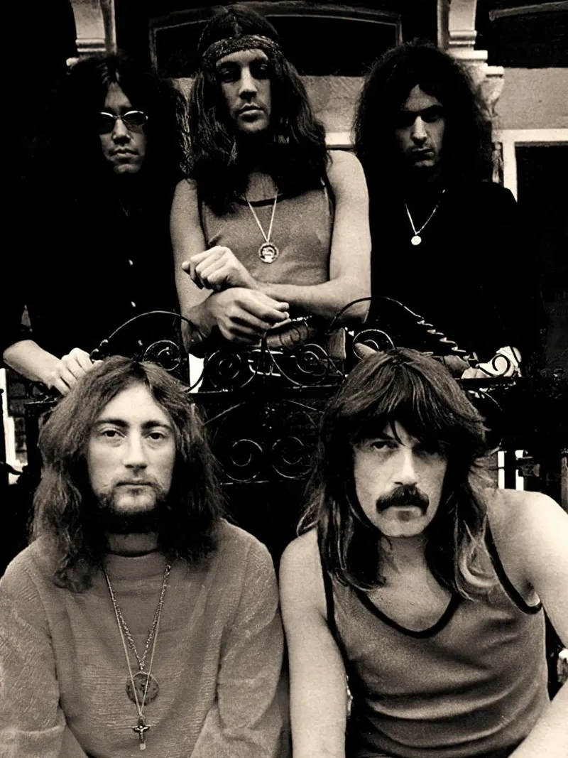 Deep Purple poster con telaio in plastica da Musadad Shop