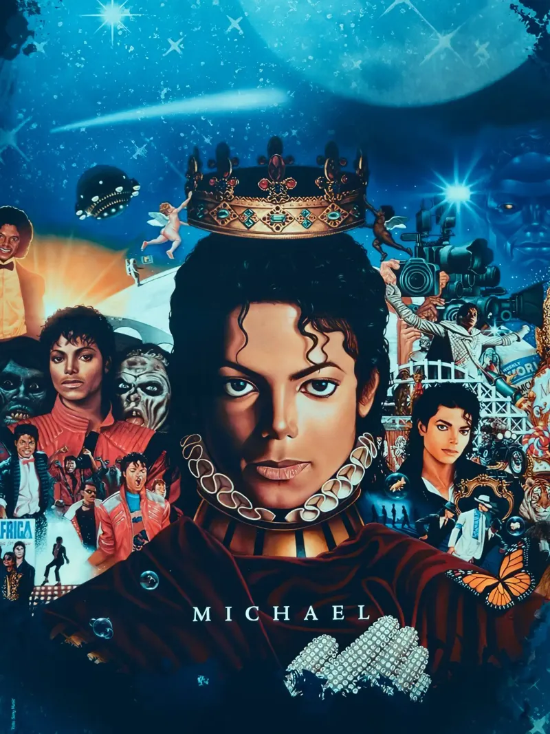 Michael Jackson poster con telaio in alluminio da Musadad Shop