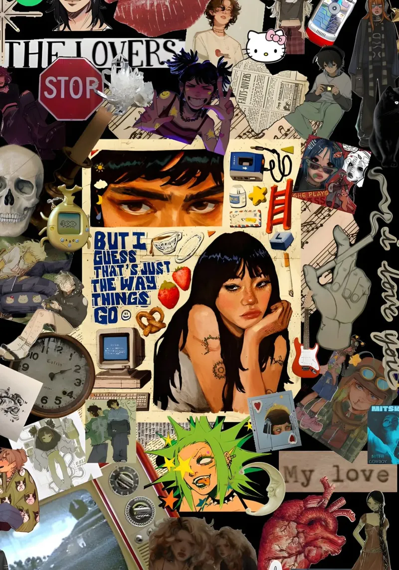 aesthetic artwork poster da Type & Tape