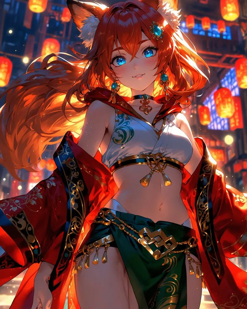 Bella ragazza Anime poster da Voxel Visionaries