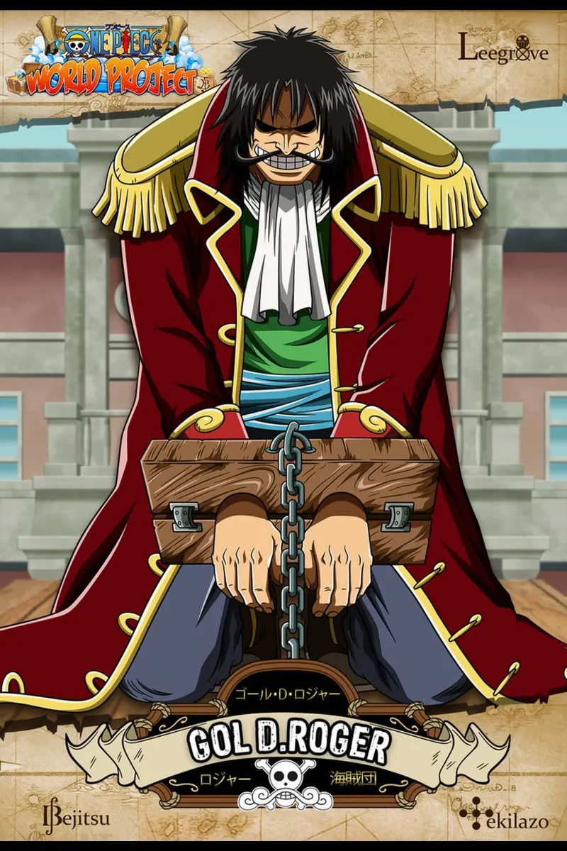 avventura pirati anime - Gol D Roger tela con Cornice a cassetta da imstildreaming