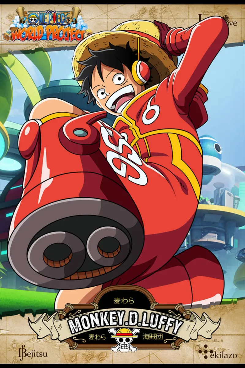 Anime sui pirati d'azione - Monkey D Luffy tela con Cornice a cassetta da imstildreaming