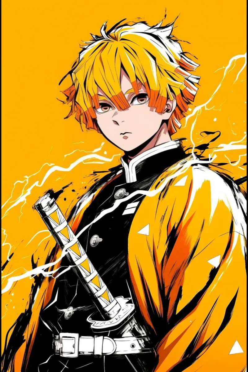 Zenitsu Agatsuma - Ammazzademoni essenziale 2 poster da igoshartwrks