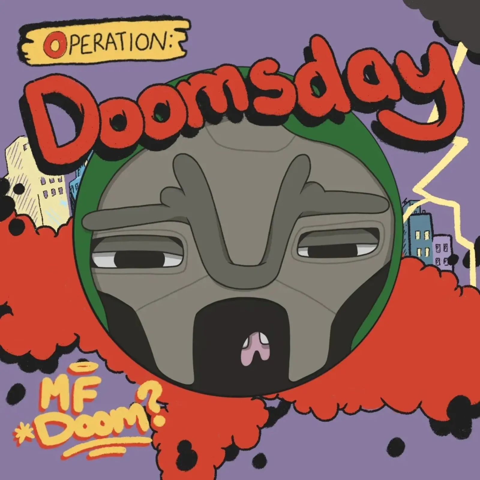 MF DOOM - Doomsday Vibes poster da Jonathan Phillips
