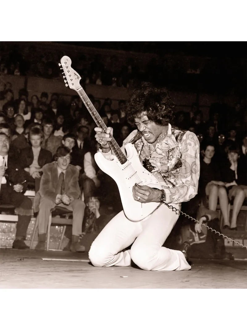 Le leggende del chitarrista Jimi Hendrix poster da leguesdreams