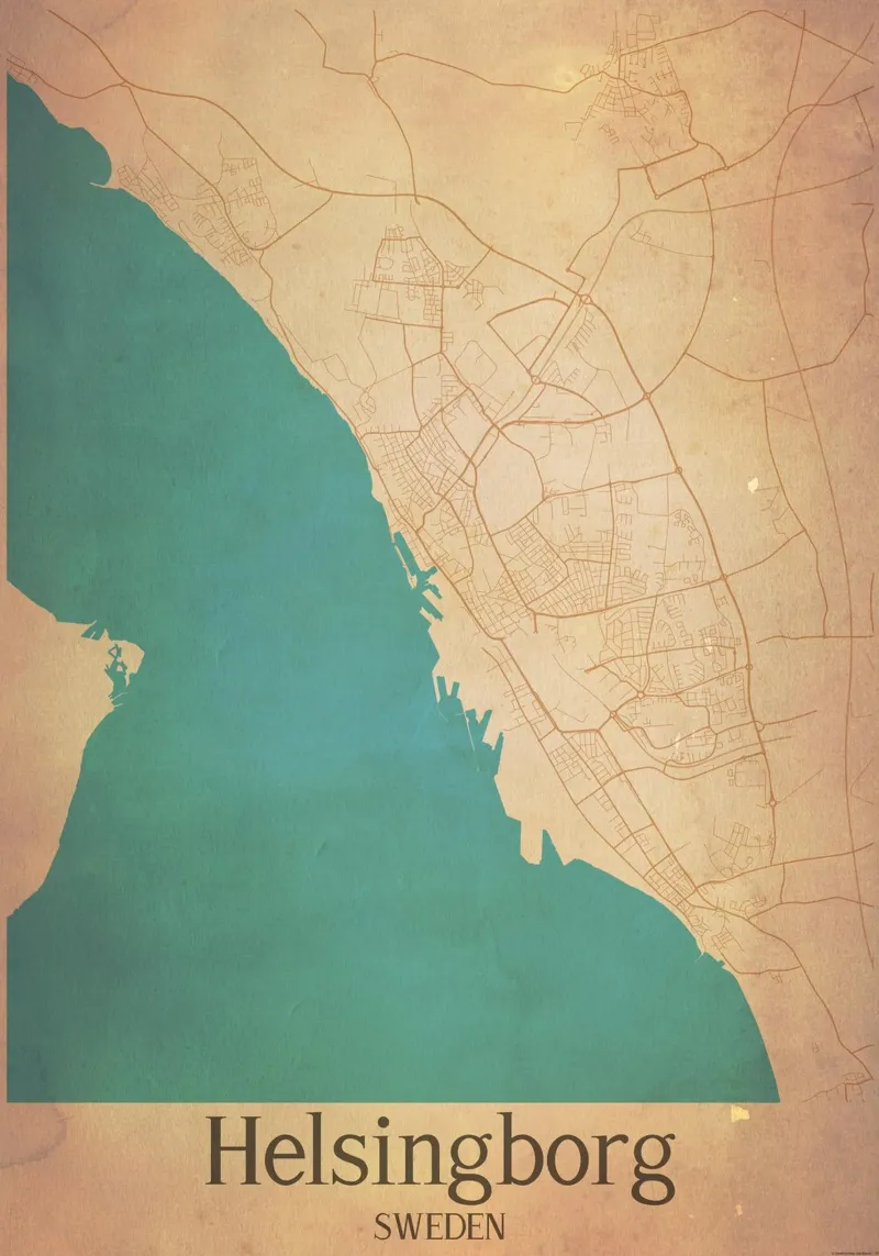 Helsingborg SWEDEN poster da WorldPrint