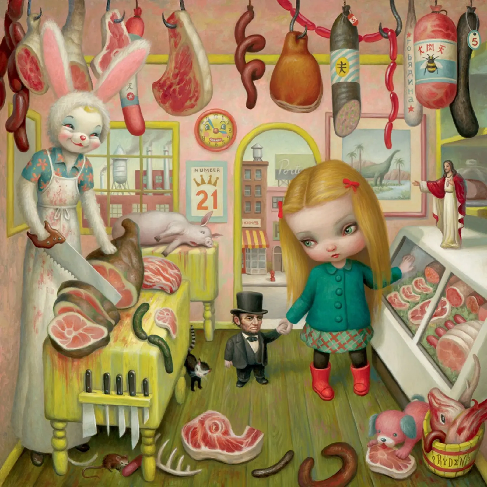 Il coniglio macellaio poster da Chistov Shops