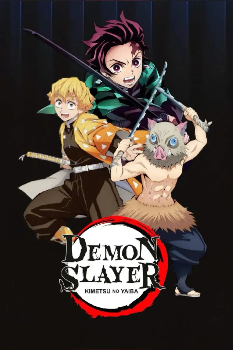 Uccisore di demoni - Maglietta originale KNY poster con telaio in legno da igoshartwrks