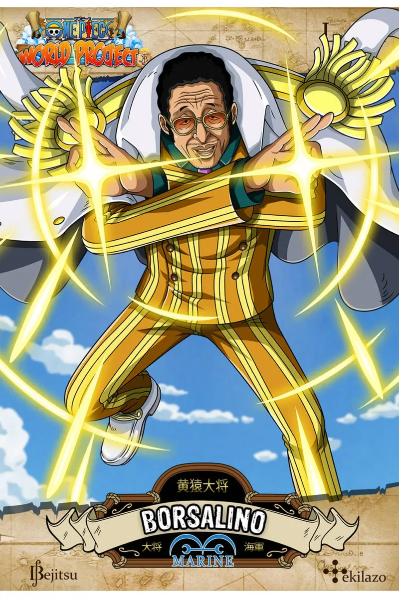 One Piece Anime Classic - Borsalino tela con Cornice a cassetta da skurtow