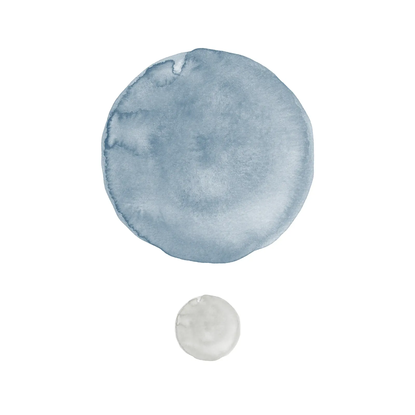 Aarde en maan - Rustig minimalisme - Aardetinten canvas van pierosvisuals
