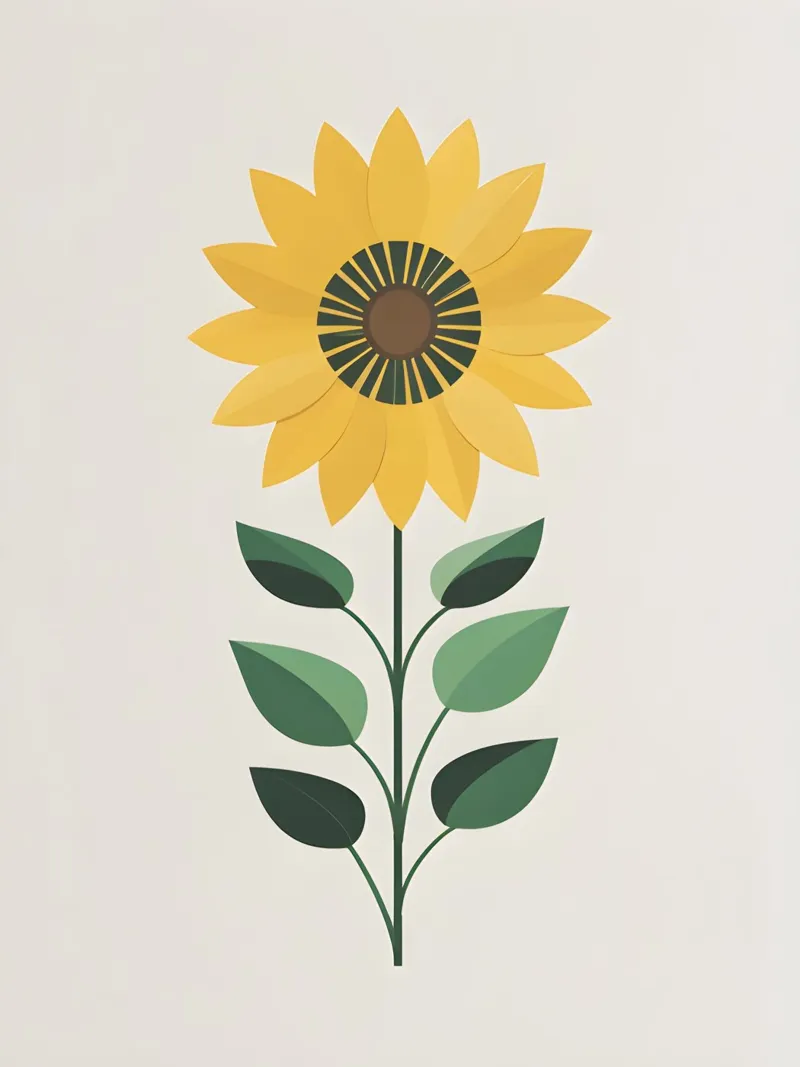 Circolo dei Girasoli tela con Cornice a cassetta da The Green Room