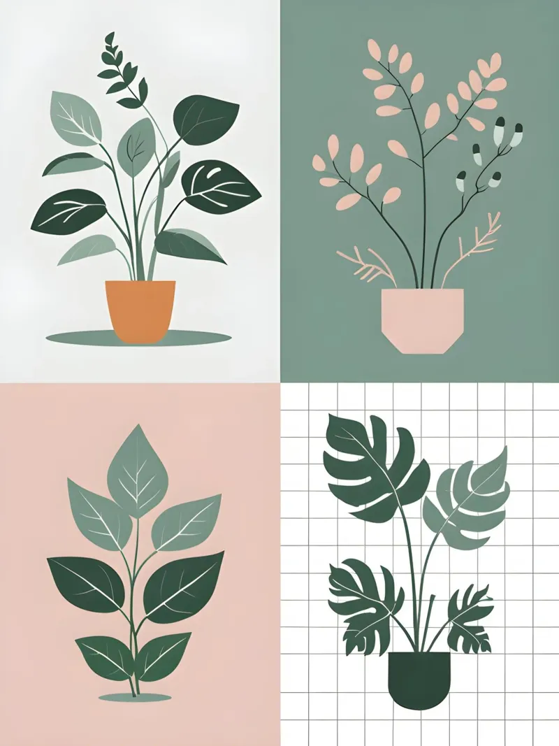 Griglia botanica poster da The Green Room