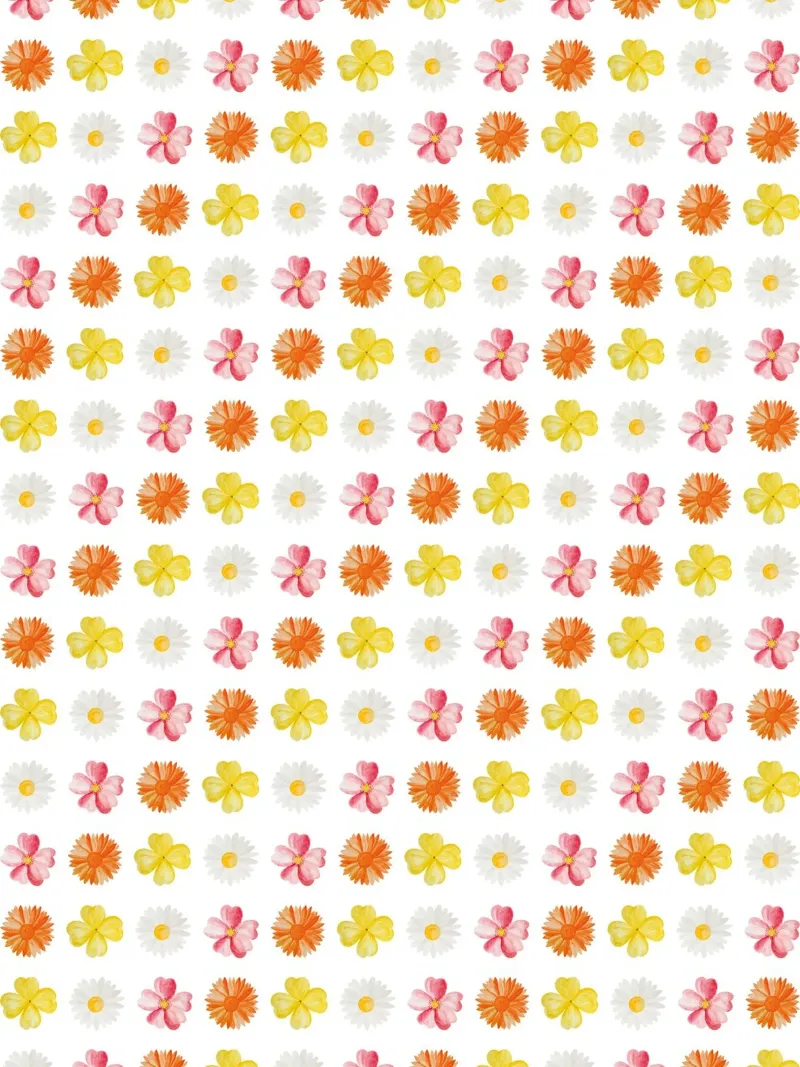 Flower Pattern #3 tela con Cornice a cassetta da kathrinmay