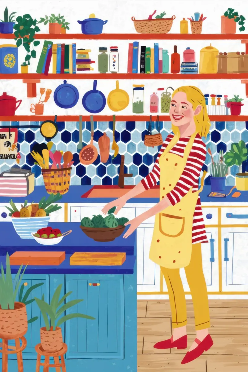 Cucina cromatica Comfort poster da Moon Revolver