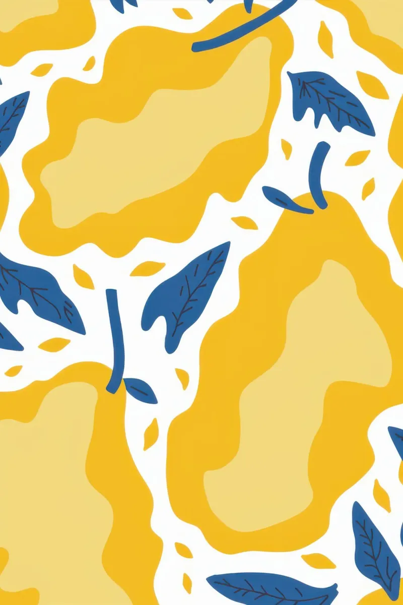 Mango Pattern Delight poster con marco de aluminio de Enter Bloom