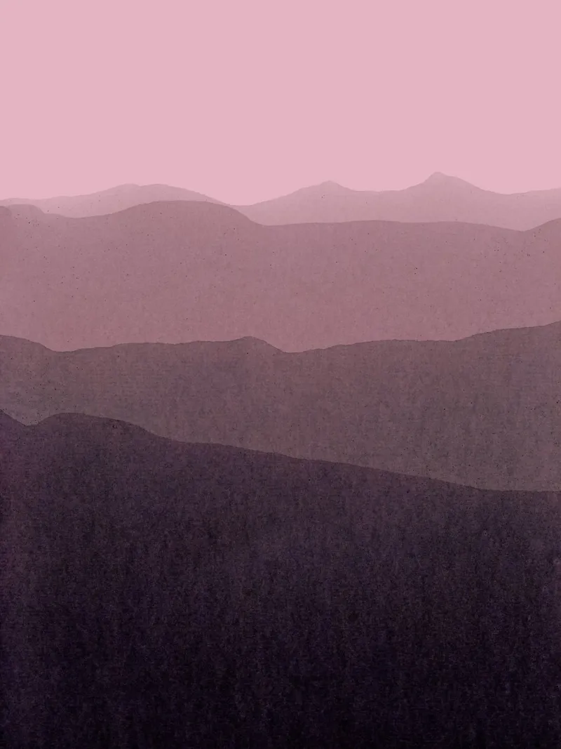 gradient landscape purple plexiglass da IRIS LEHNHARDT FINE ART