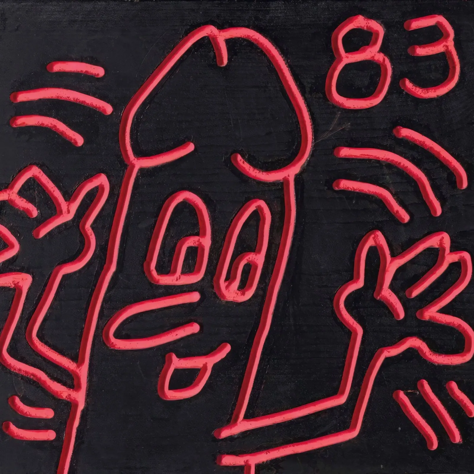Keith Haring "Untitled", poster pop art con pene poster da ClubArt