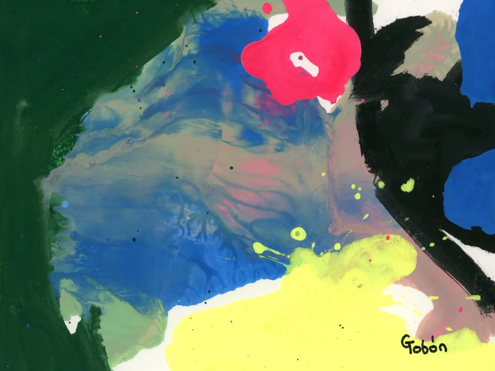Creation 1 poster con telaio in plastica da gtobonart