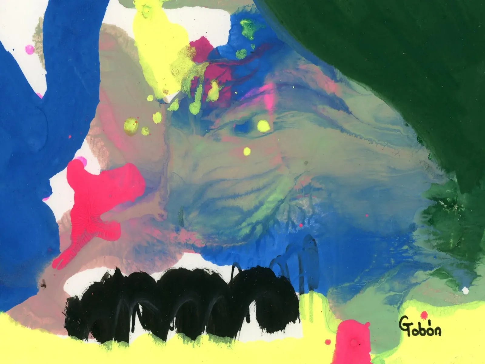 Creation 2 poster con telaio in legno da gtobonart