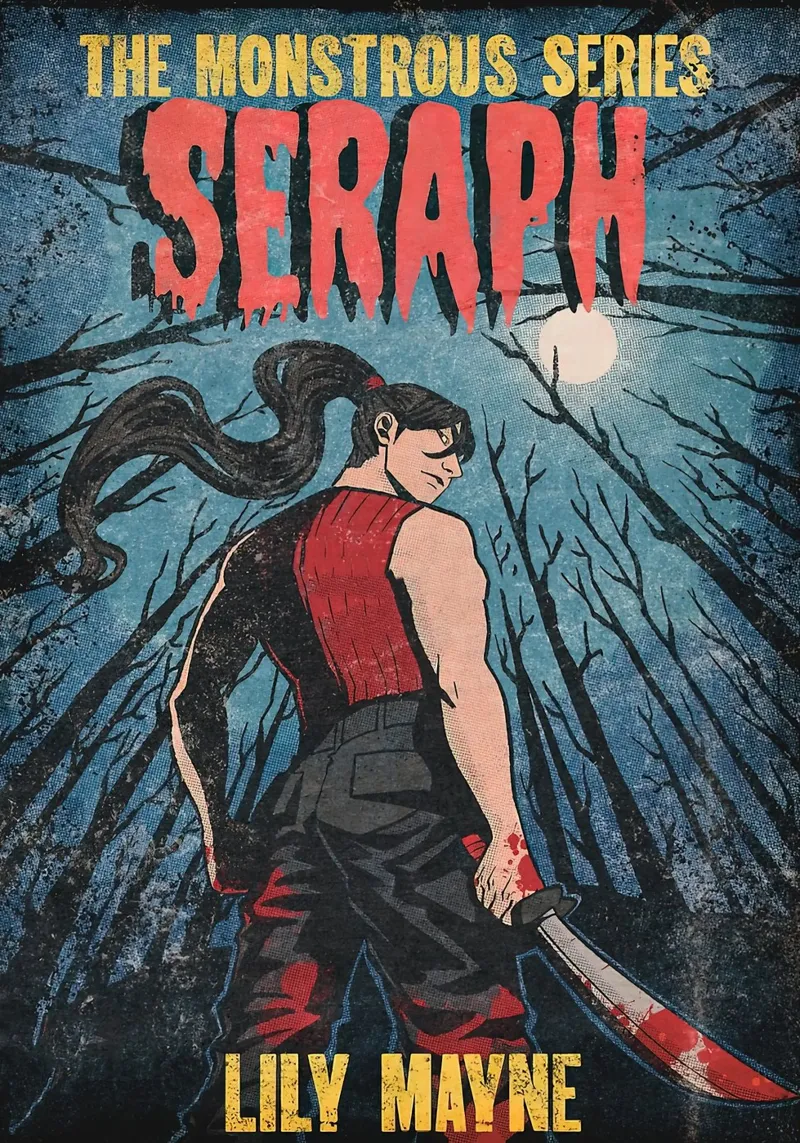 Serafino versione lilla poster con telaio in plastica da FiorenzArt