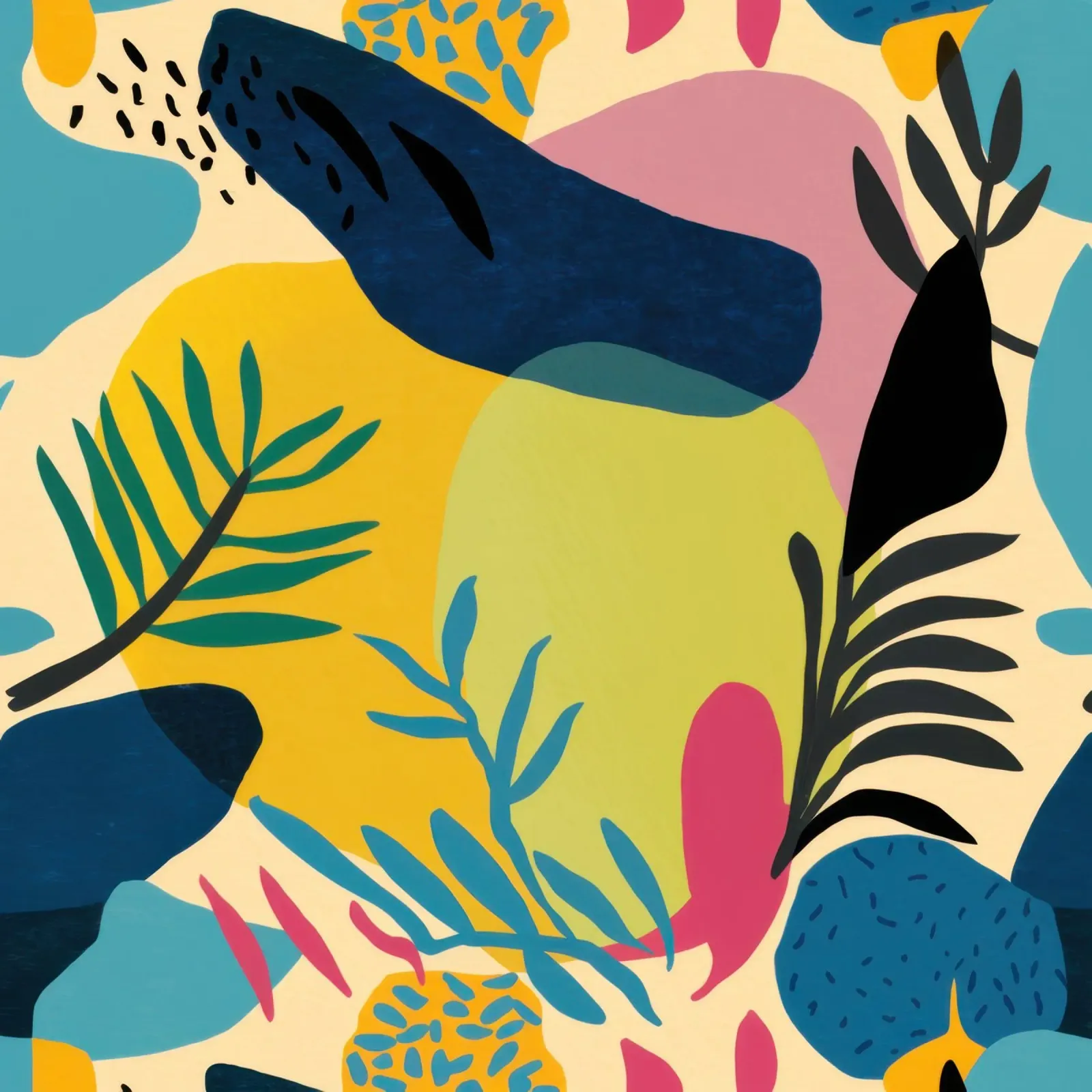 Golden Hour Jungle canvas with Floater frame by Sure Paint
