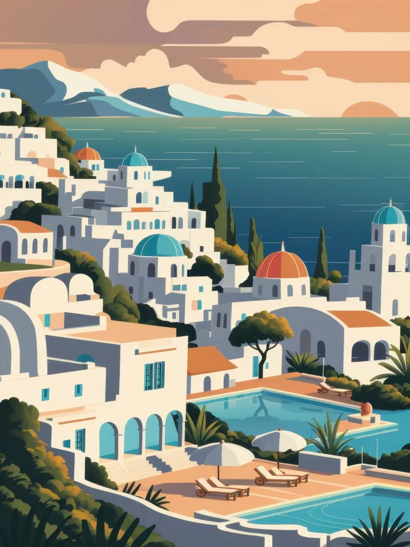 Azure Coastal Haven tela con Cornice a cassetta da Sure Paint