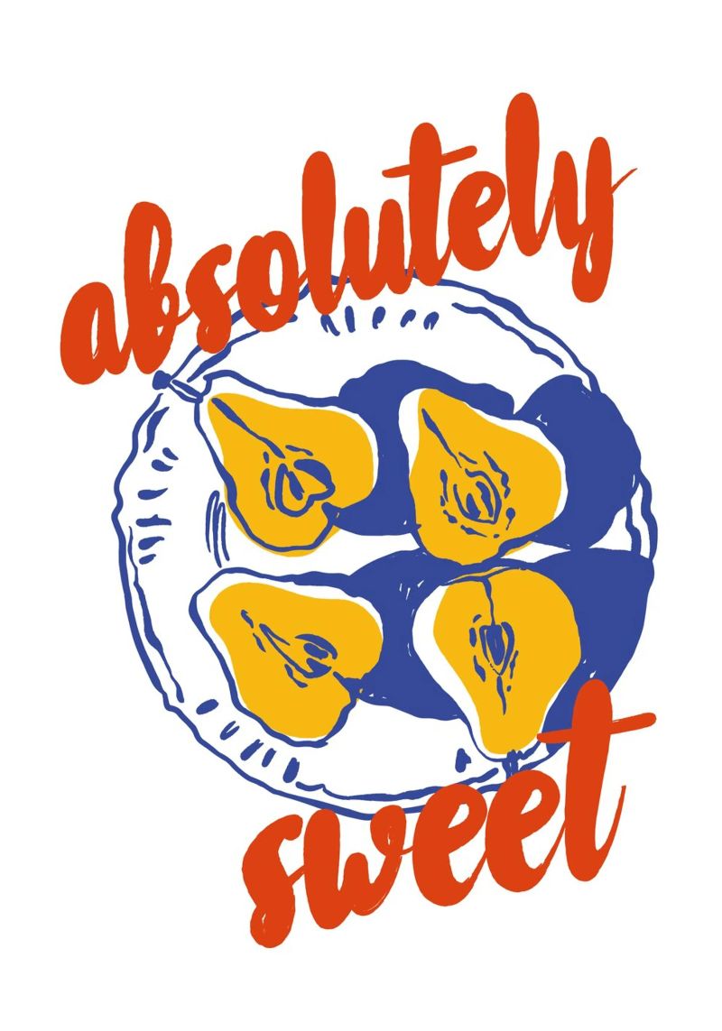Boho Food 8 Absolutely Sweet Poster von Boho Print Collection