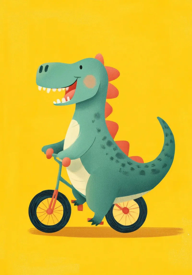 Dino on Wheels poster da Kiara