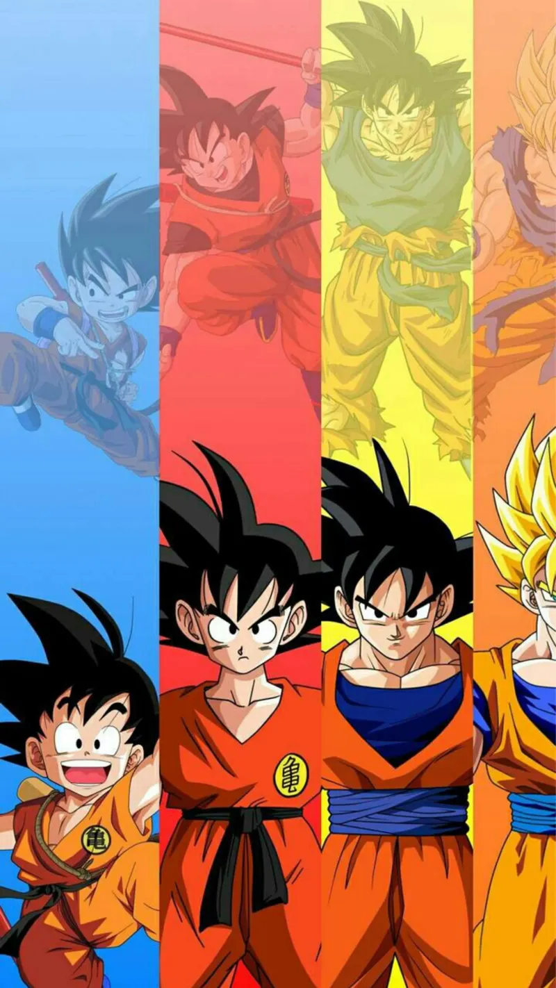 Maglietta classica Evolution Goku poster da jamsa_ve