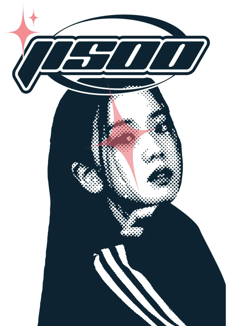 Jisso Y2k Ballo Blackpink poster con telaio in alluminio da igoshdesigns