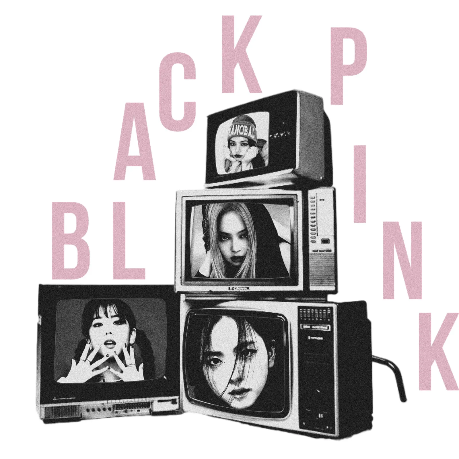 Televisie ingelijst - Kpop canvas met Baklijst van mannys_artt