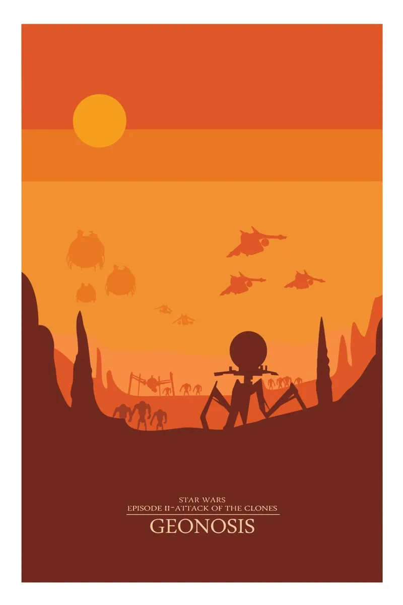 Geonosis poster da hanna shop