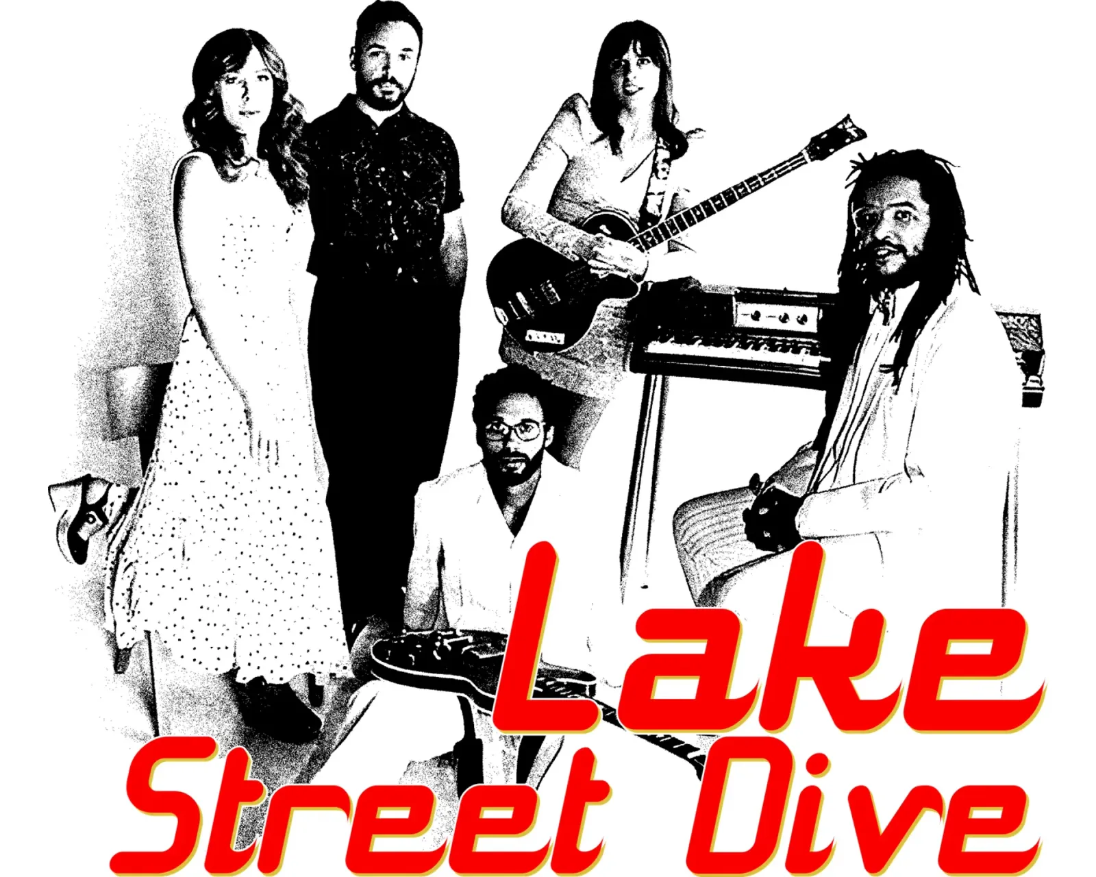 Silhouette Lago Street Dive Indle Pop tela con Cornice a cassetta da skurtow