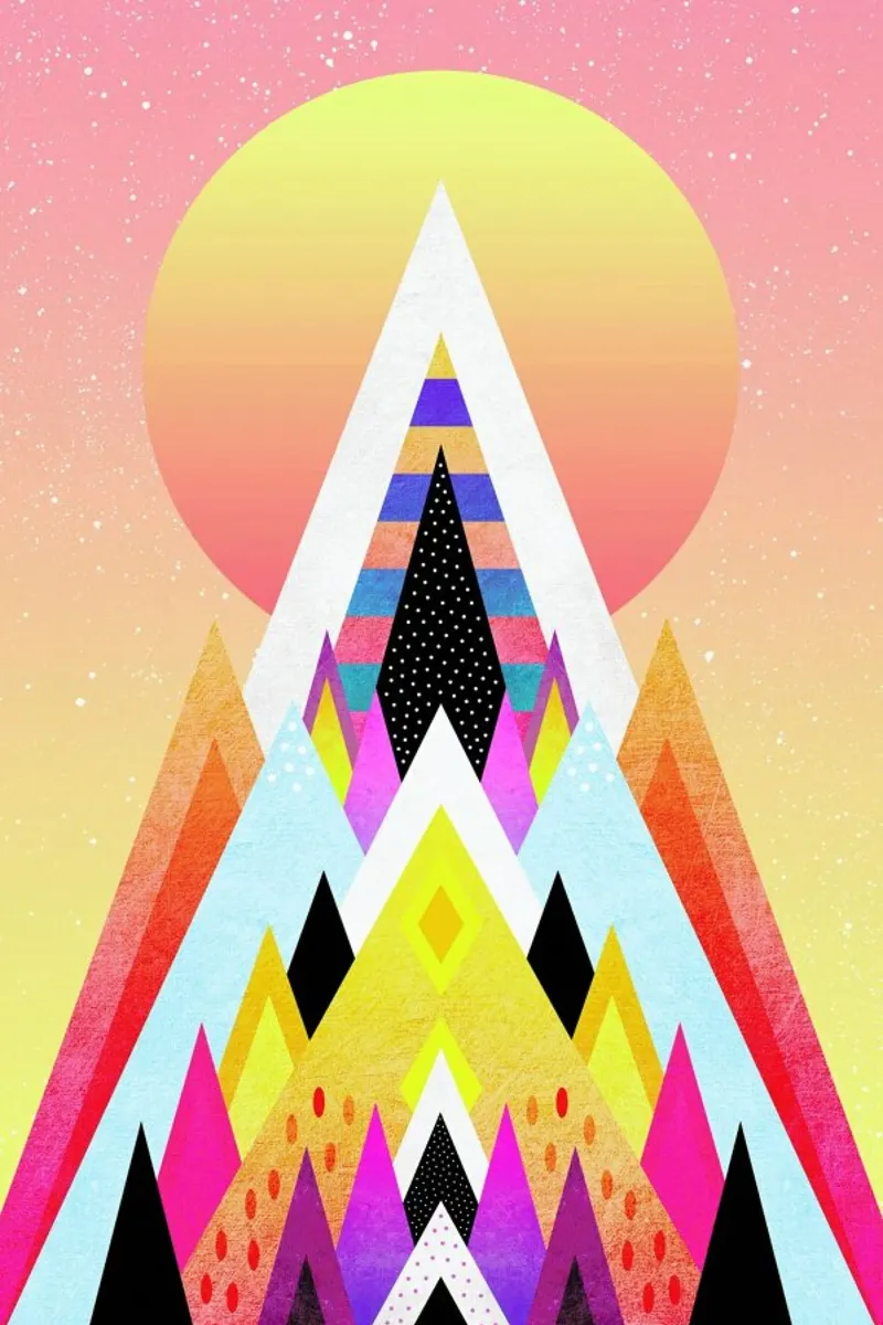 Bubblegum Mountain pellicola backlit da Elisabeth Fredriksson
