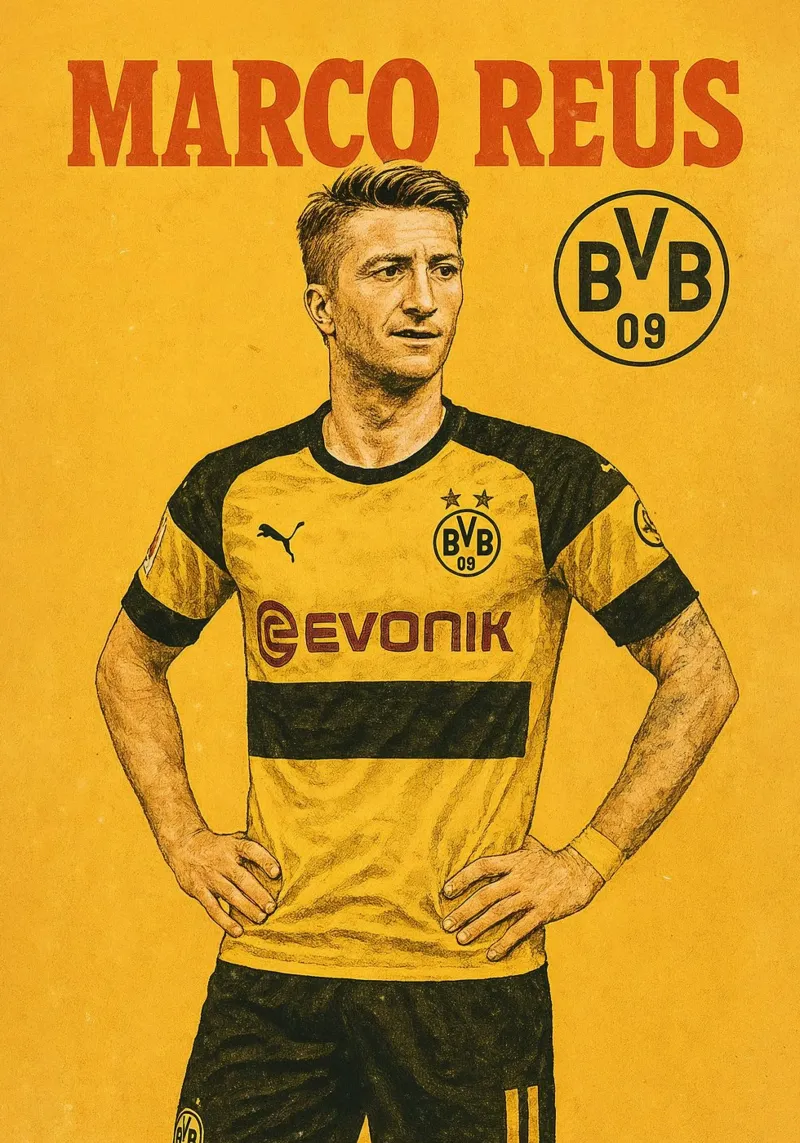 Marco Reus poster da Cyberpunk Canvas