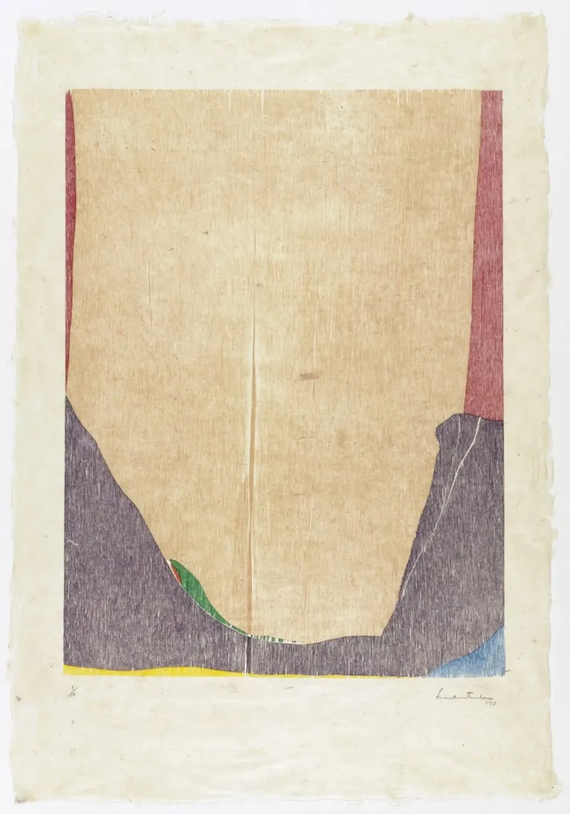 Helen Frankenthaler Oost en verder canvas met Baklijst van The Dillart