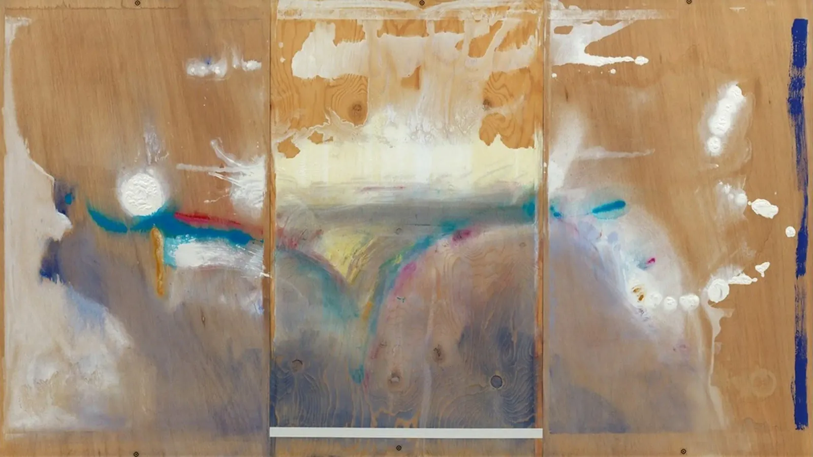 Helen Frankenthaler Madama Butterfly poster con telaio in legno da The Dillart