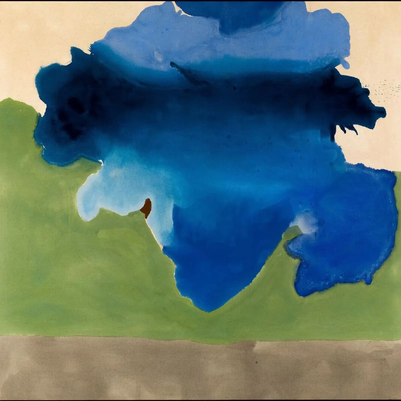Helen Frankenthaler La baia poster con telaio in plastica da The Dillart